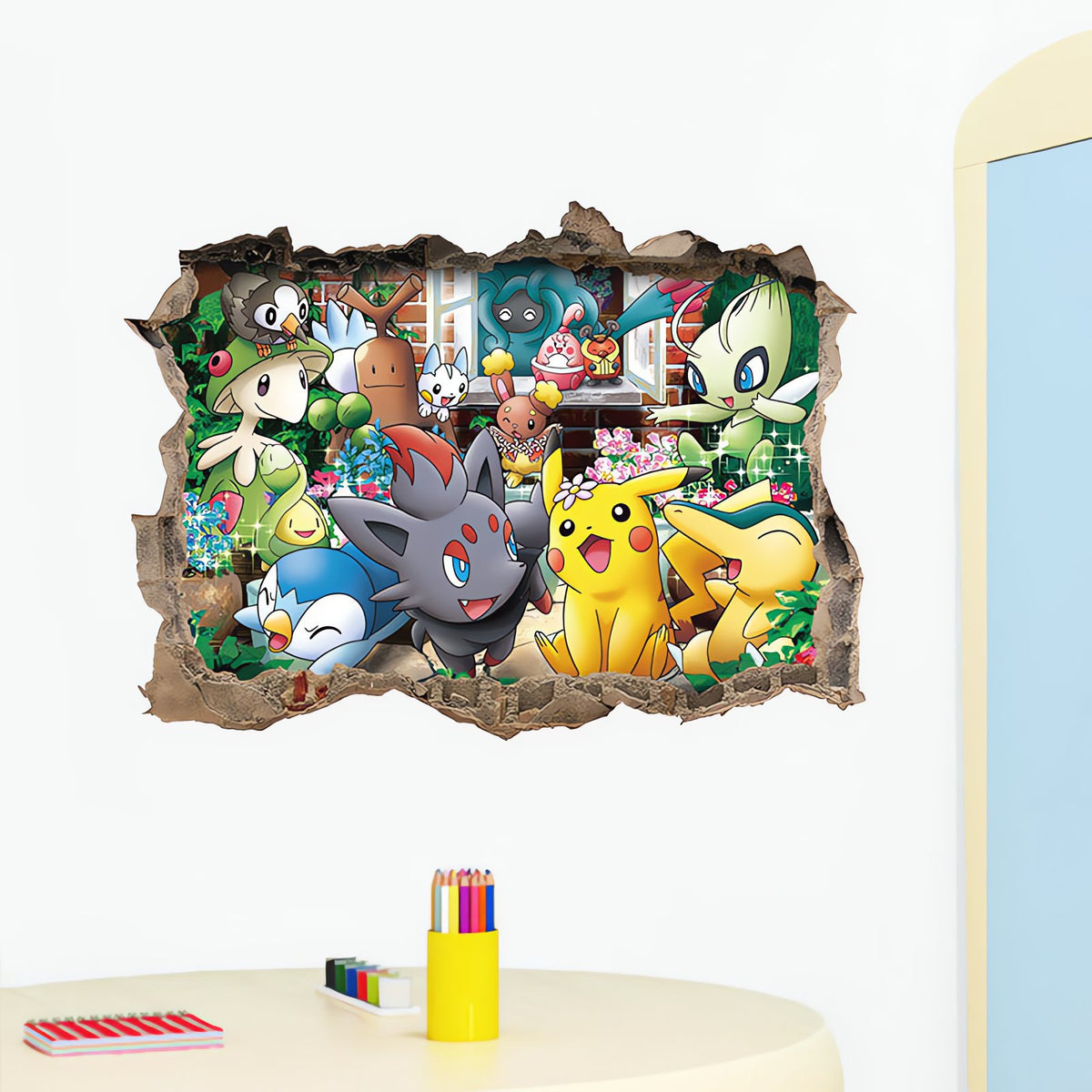 3D Detective Pikachu wall sticker – photo 17