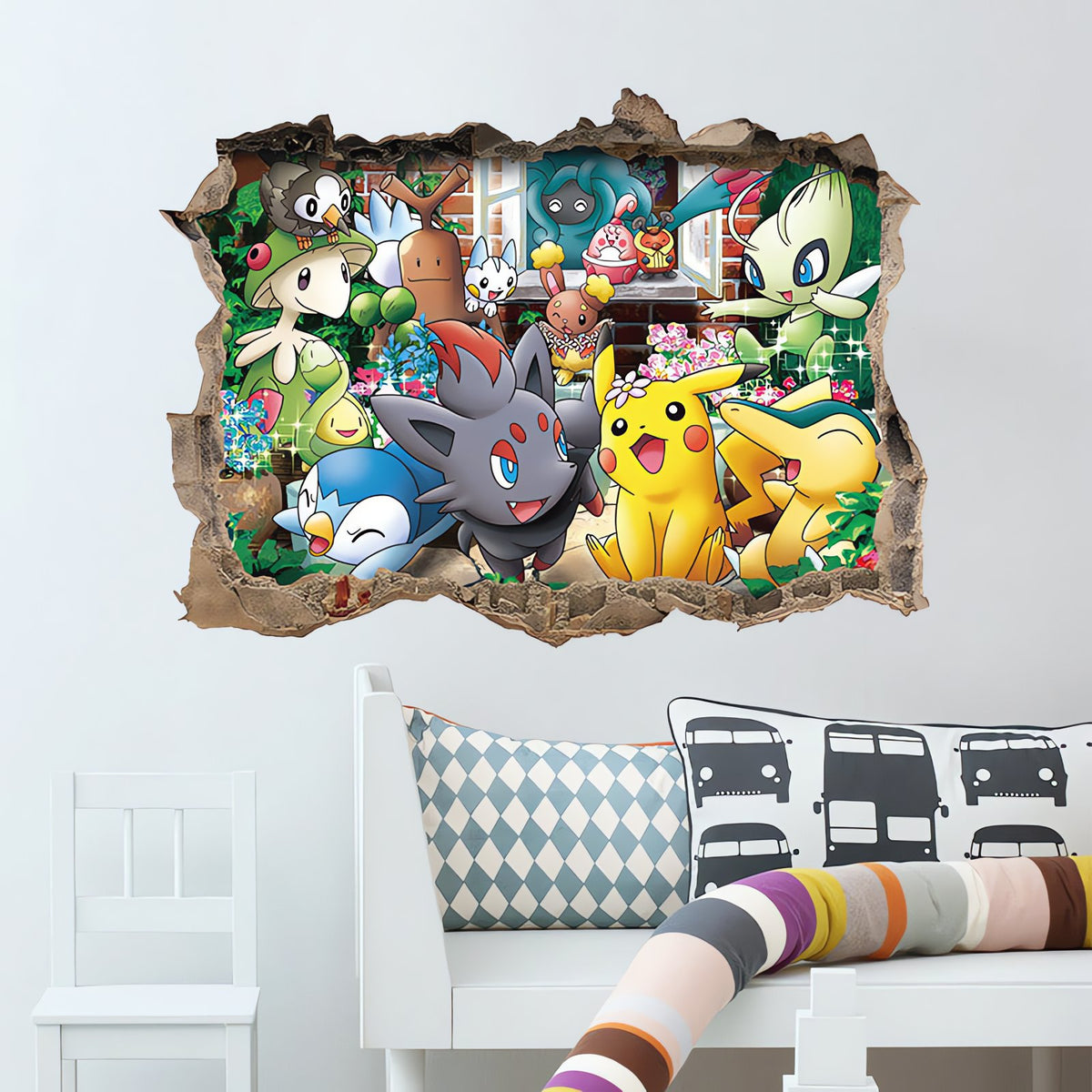 3D Detective Pikachu wall sticker – photo 3