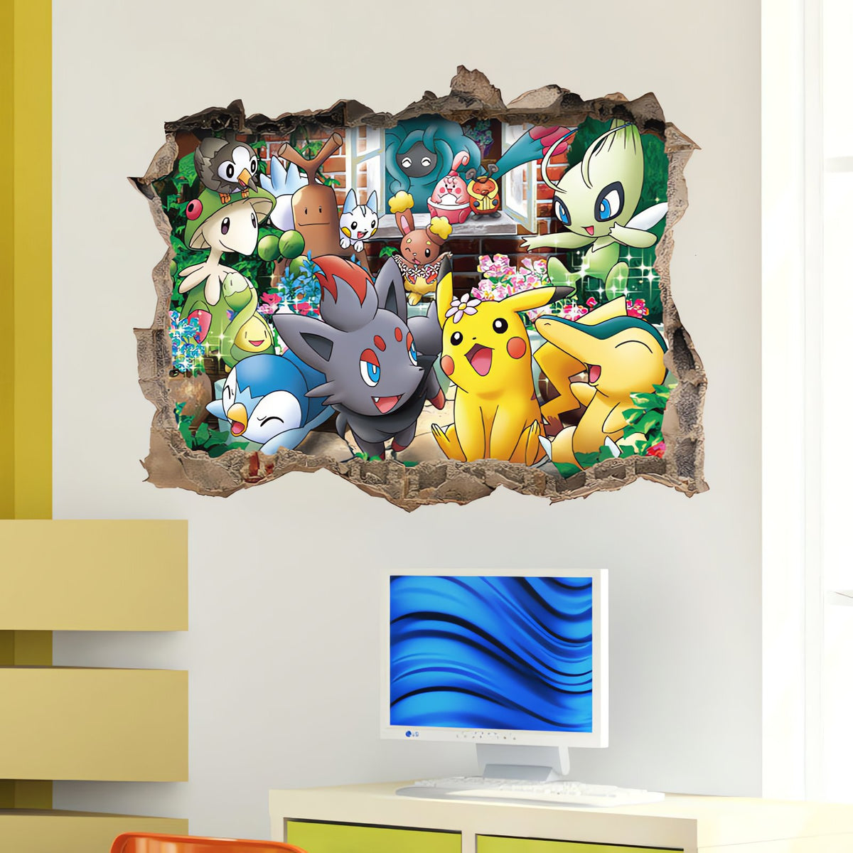 3D Detective Pikachu wall sticker – photo 4