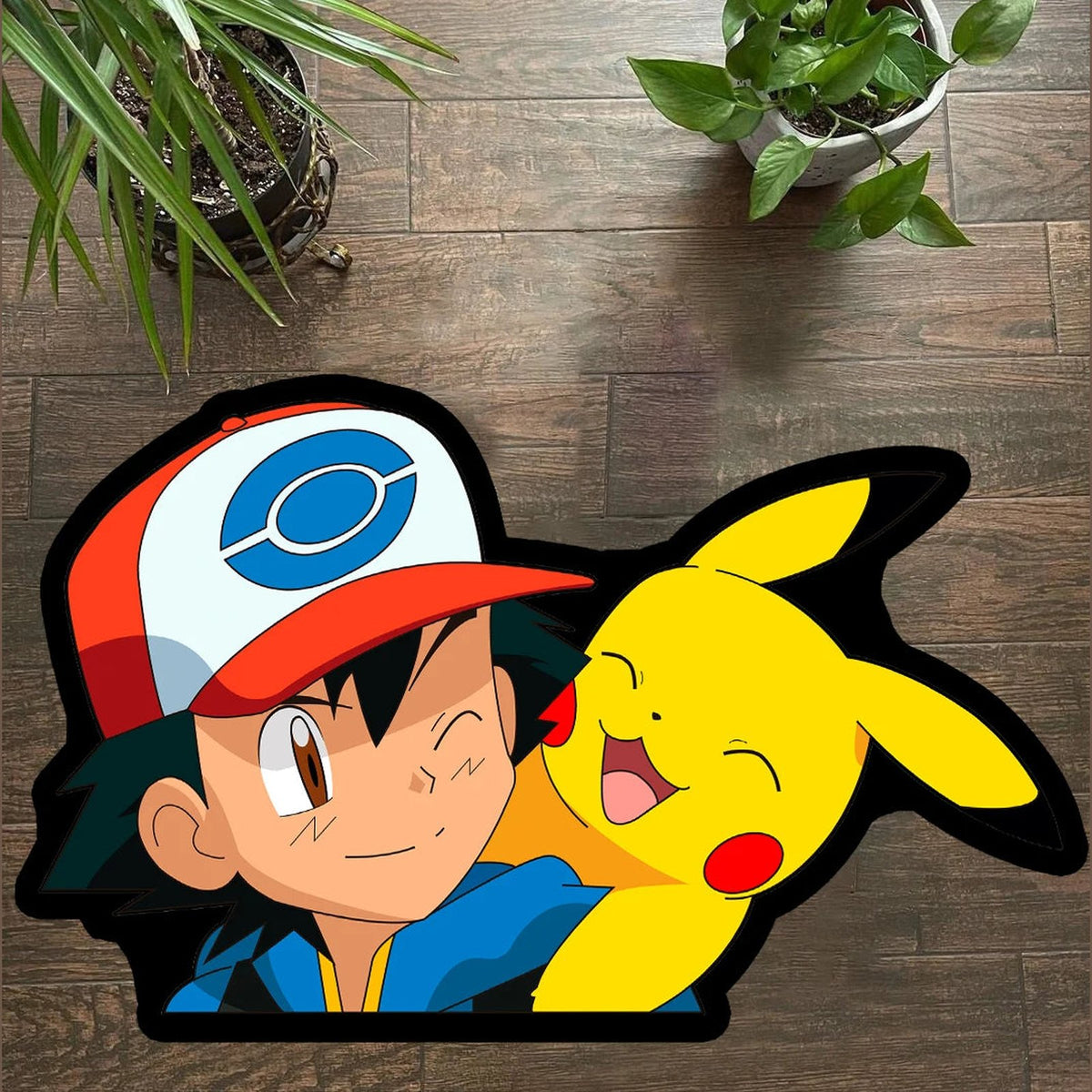 Ash Ketchum and Pikachu rug