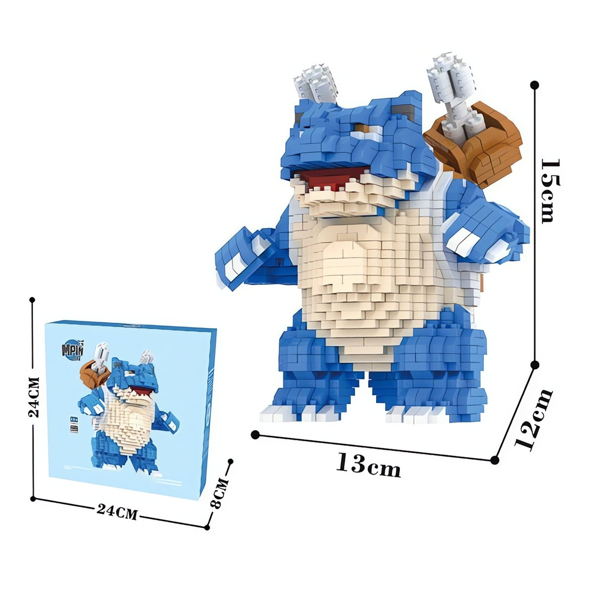 Blastoise building block set, 1,980 pieces – photo 2
