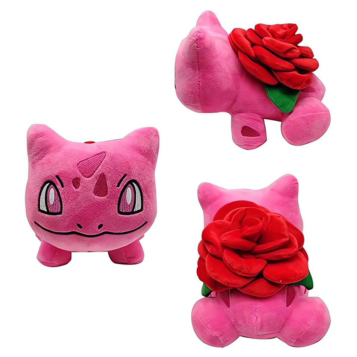 Bulbasaur Flower Edition plush toy, 20cm – photo 6