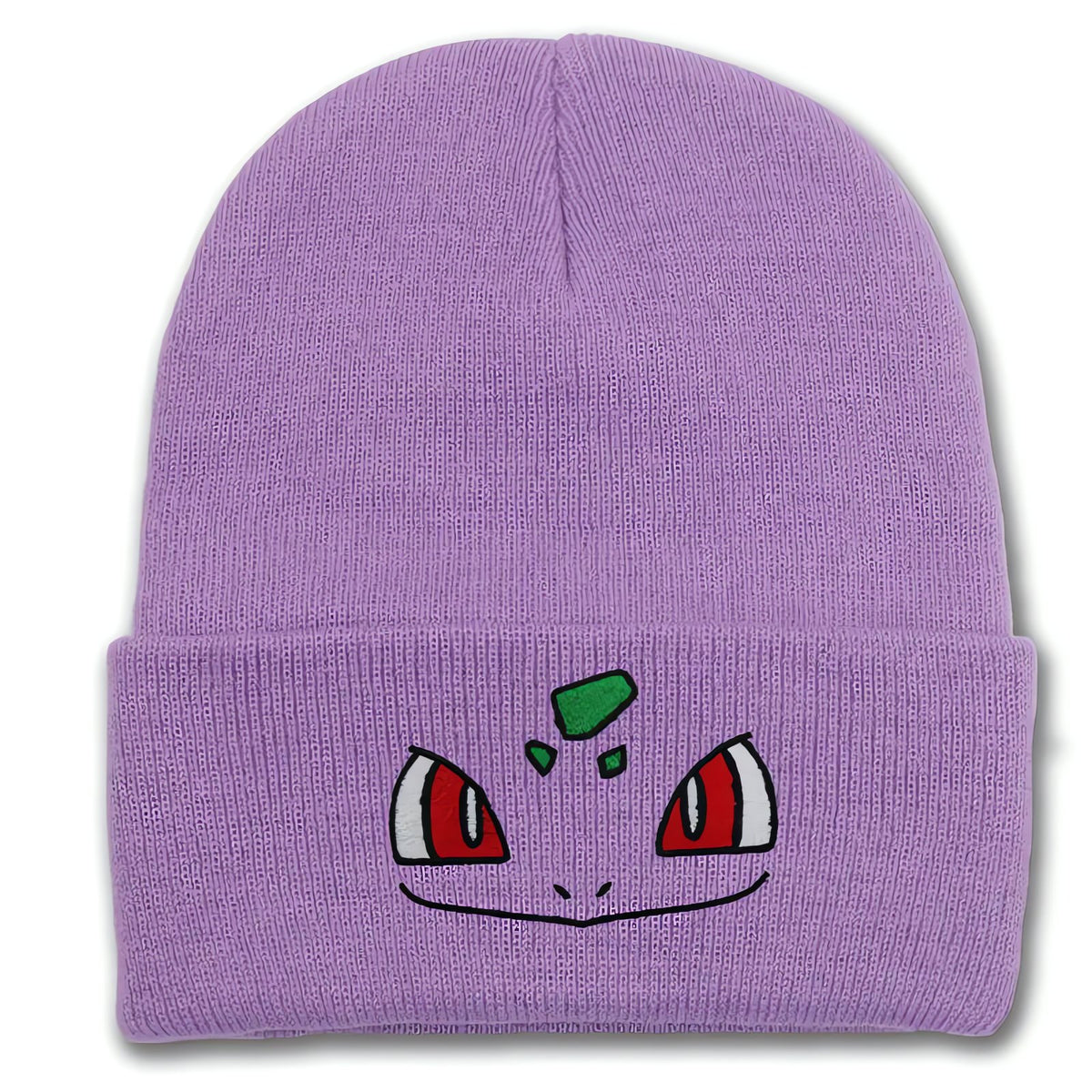 Bulbasaur winter beanie hat – Purple