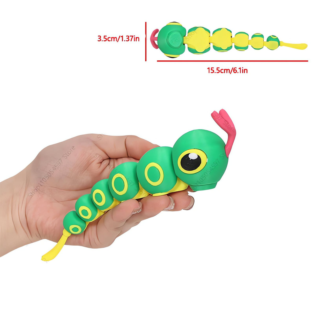 Caterpie action figure, 15cm – photo 3