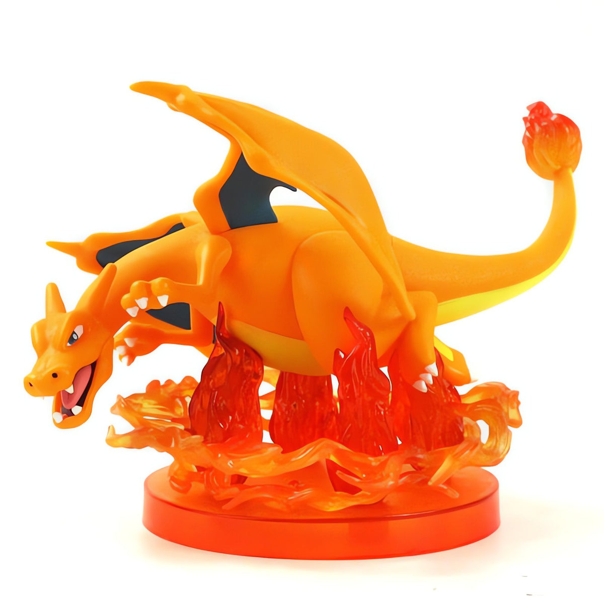 Charizard figure with energy aura effect