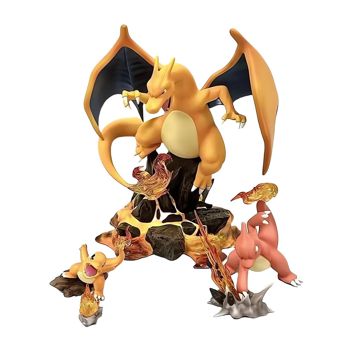 Charizard evolution figure set, 13cm