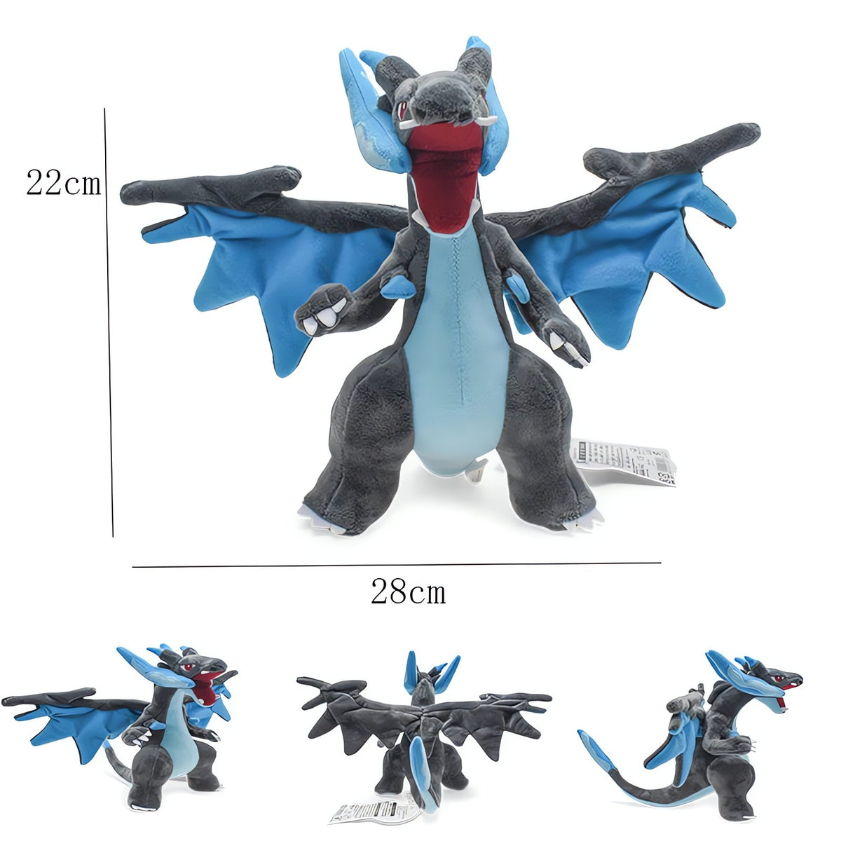 Set of five Charizard evolution plush toys – photo 3