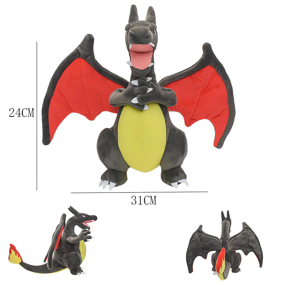 Set of five Charizard evolution plush toys – photo 6