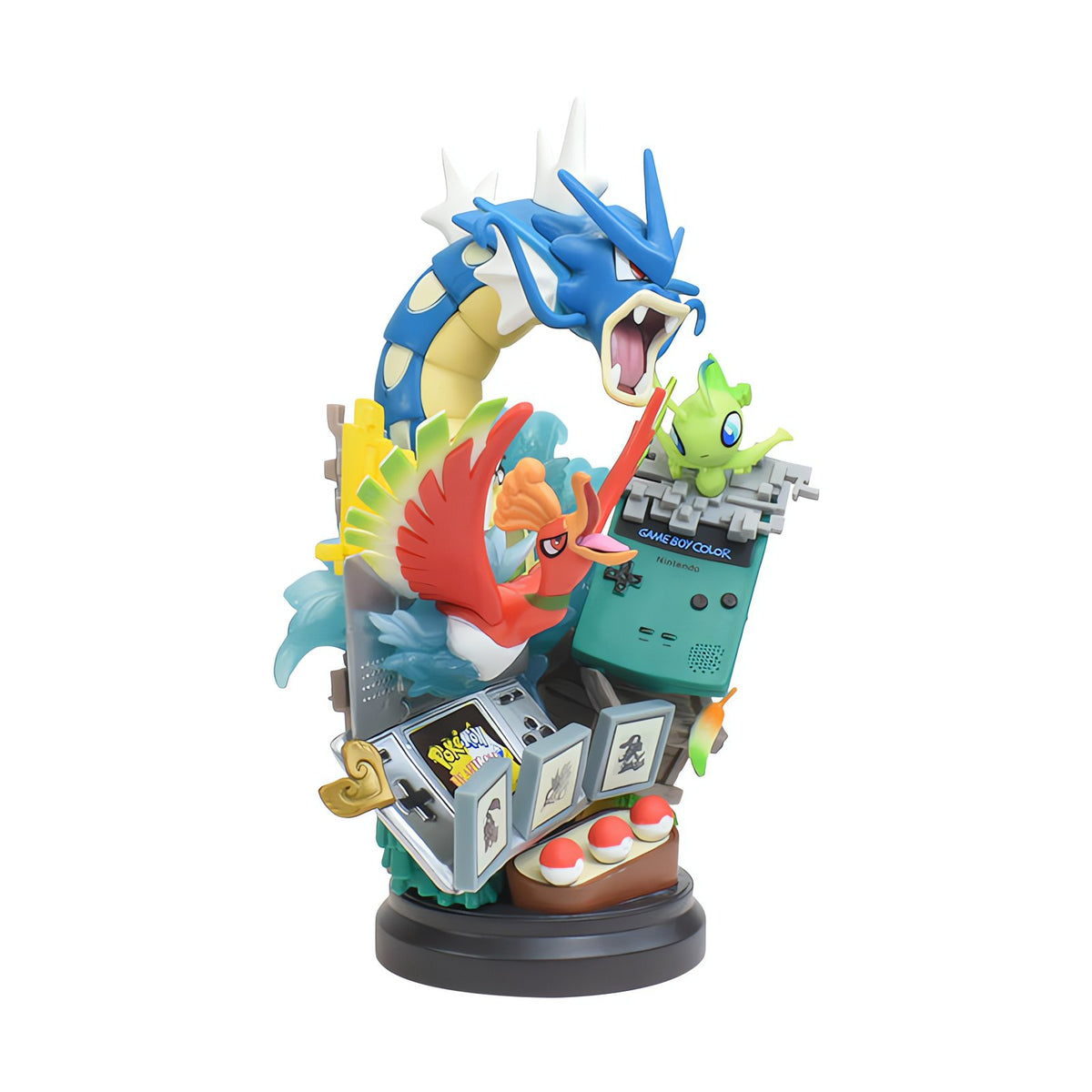 Gyarados statue bursting from a Game Boy and Switch – photo 12