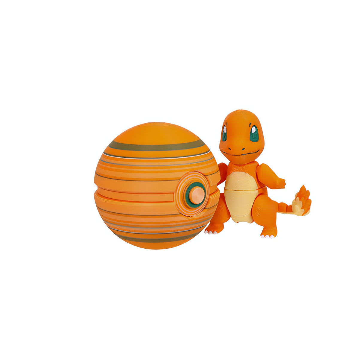 Poseable Charmander figure with Poké Ball