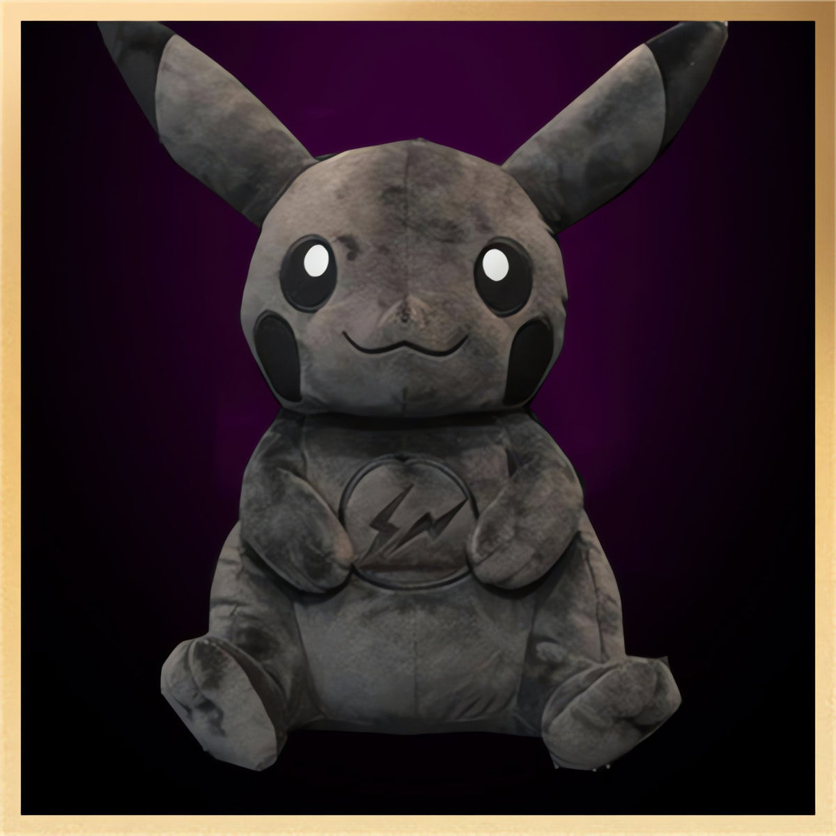 Dark Pikachu plush toy, 50cm – photo 4