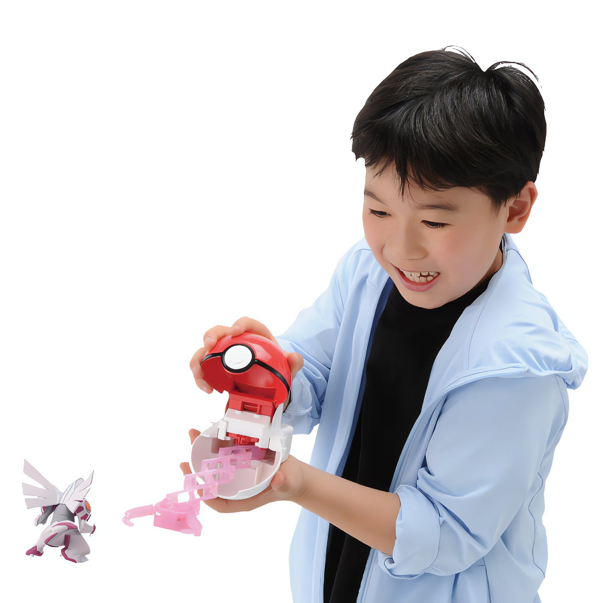 Dialga Poké Ball toy with catching arm – photo 3