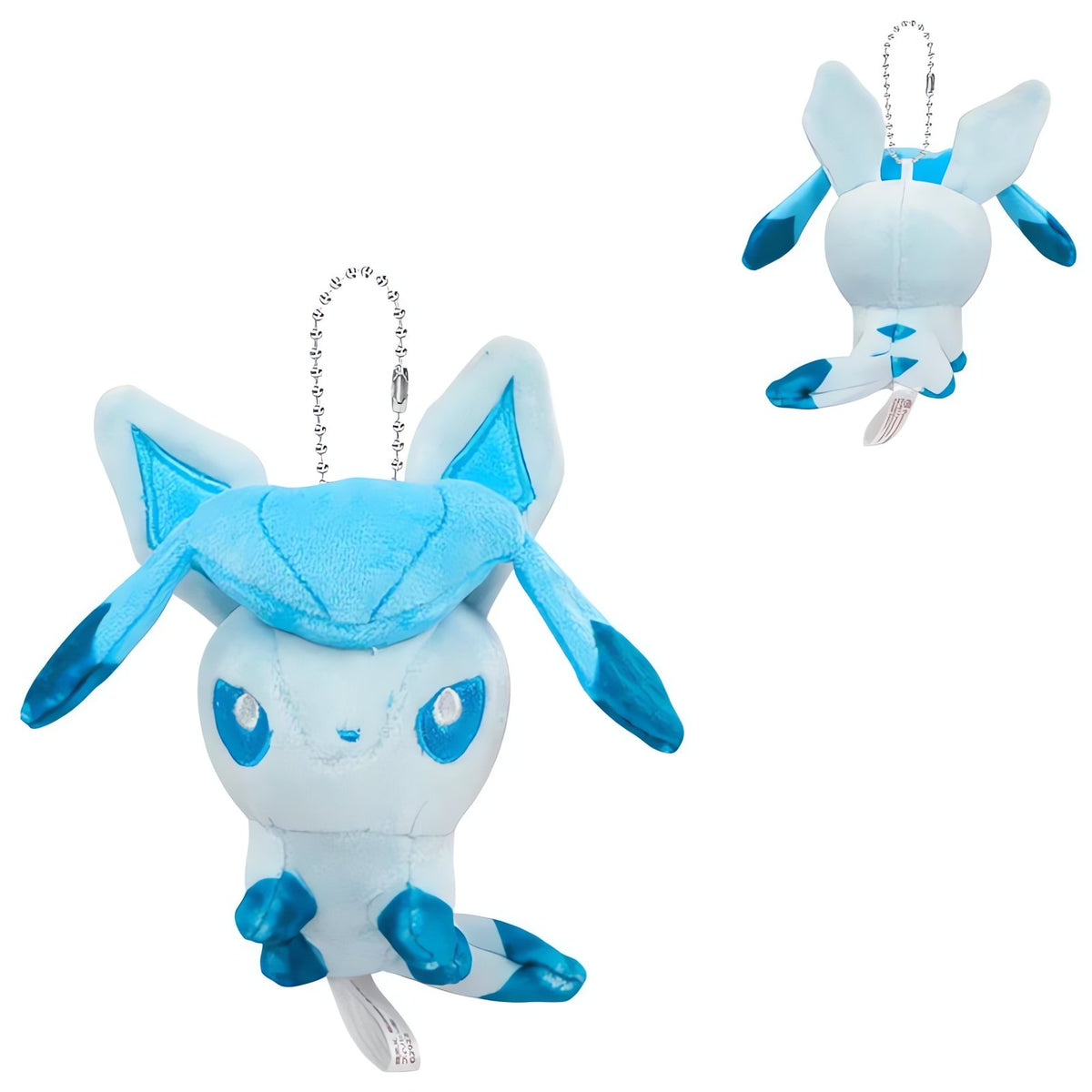 Eevee evolutions plush keyrings, approx. 8-10cm – Glaceon