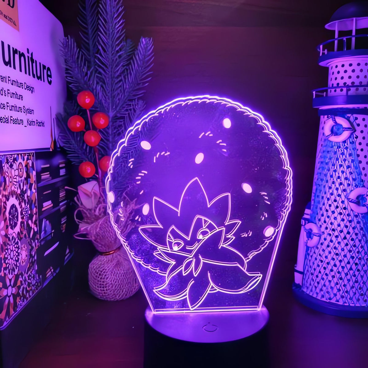 Eldegoss 3D LED night light – photo 4