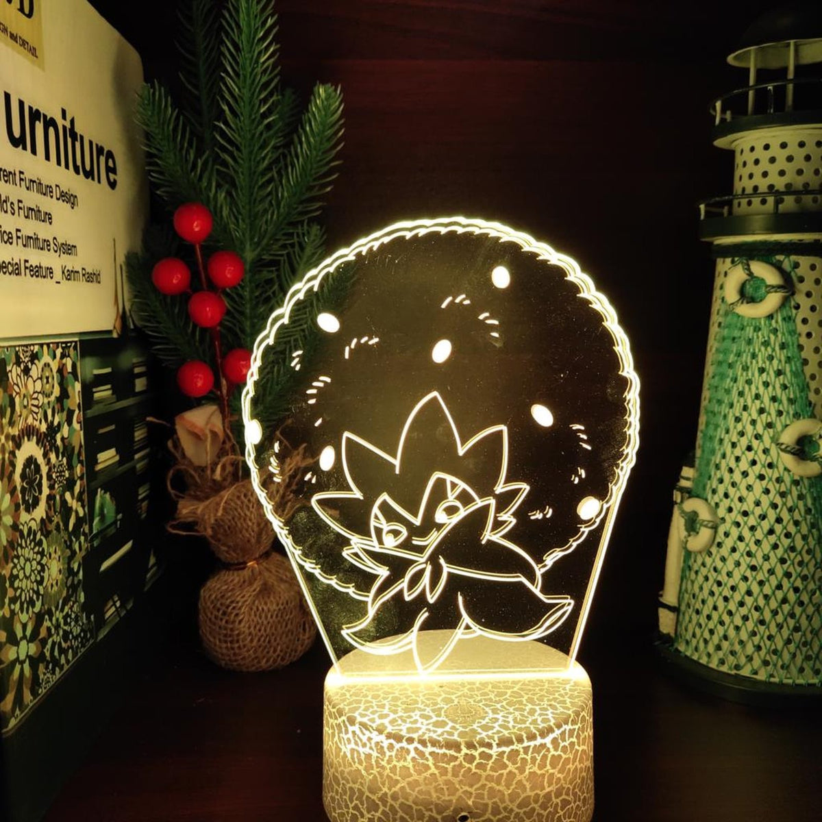 Eldegoss 3D LED night light – photo 7