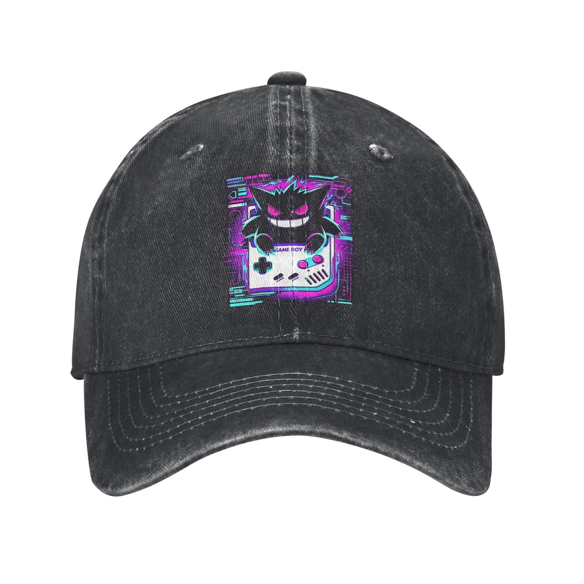Gengar baseball cap with Game Boy motif