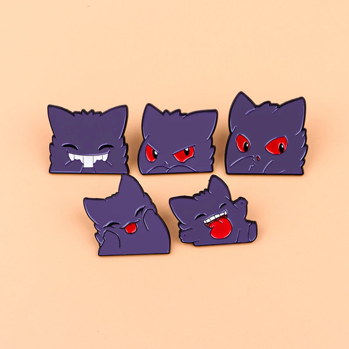 Set of five Pokémon pin badges – photo 3