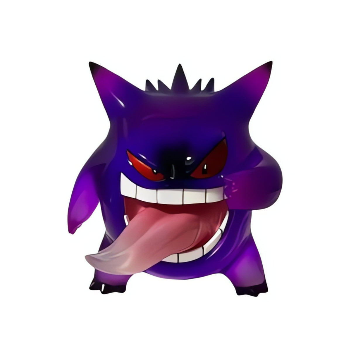 Gengar figure with tongue out, 9cm – Purple