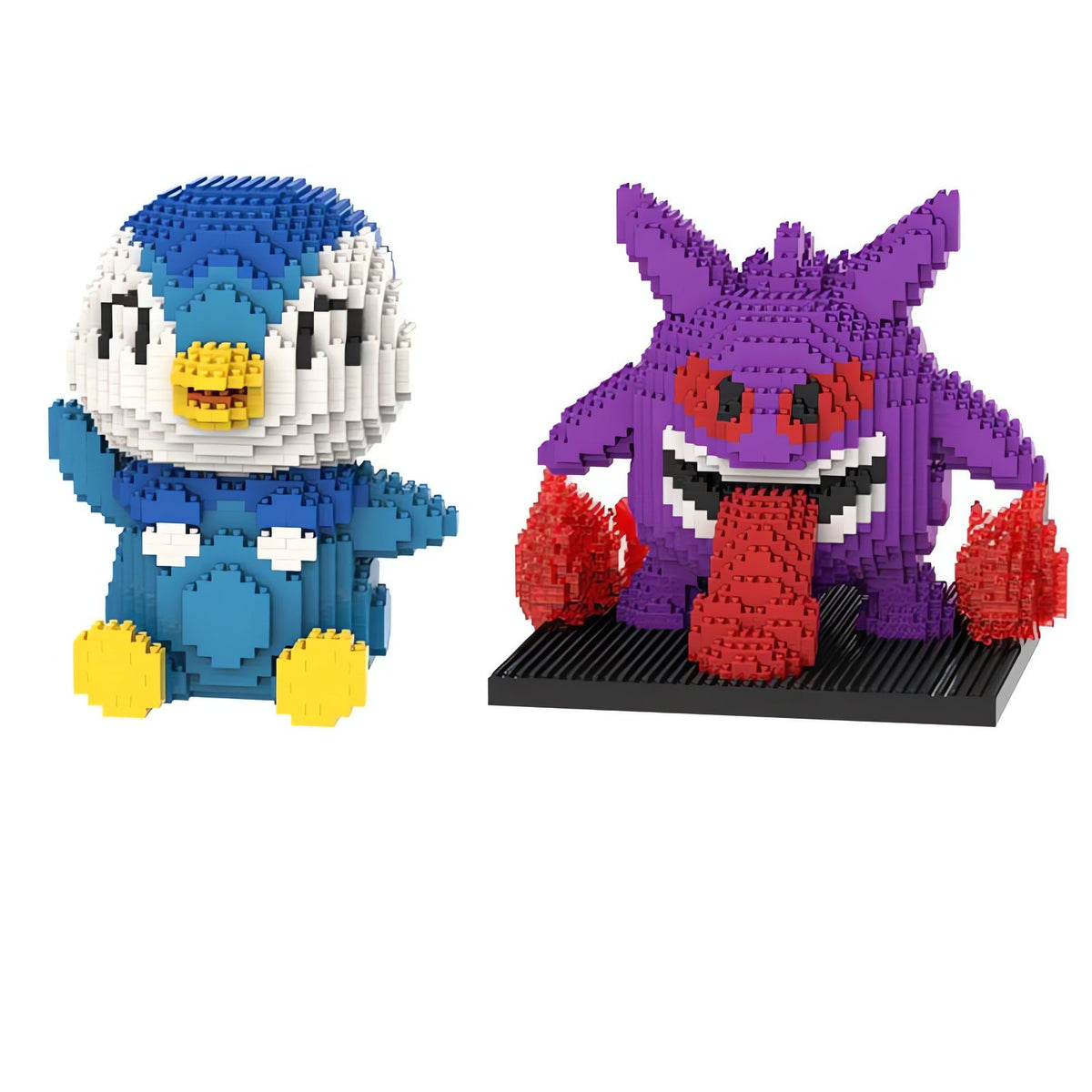 Gengar or Piplup micro building block figure