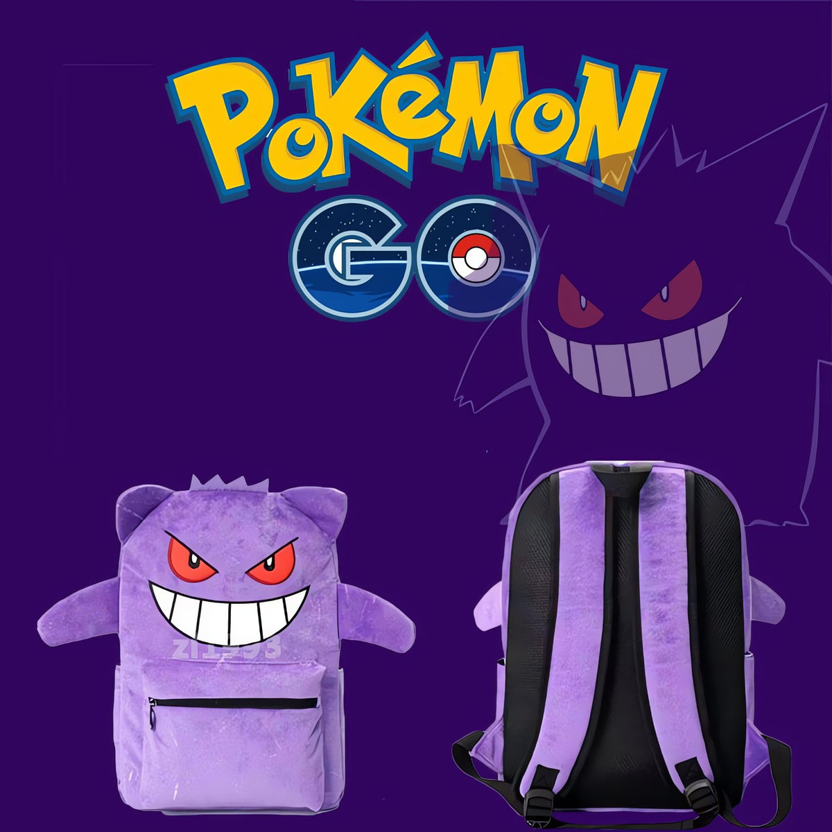 Gengar plush kids' backpack – photo 4