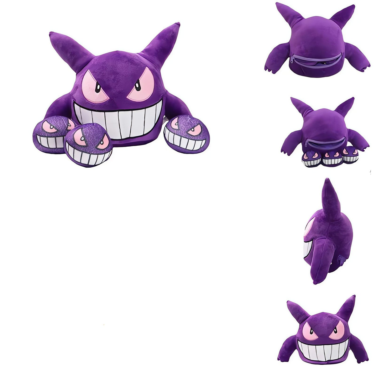 Large Gengar plush toy with three mini Gengars – photo 2