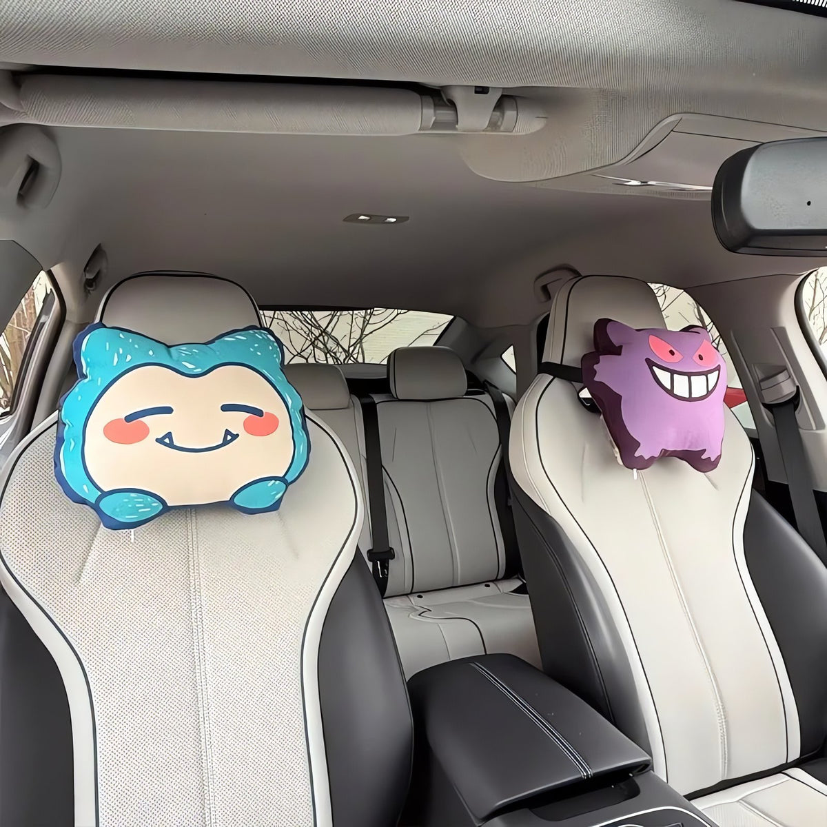 Gengar or Snorlax car neck pillow – photo 3