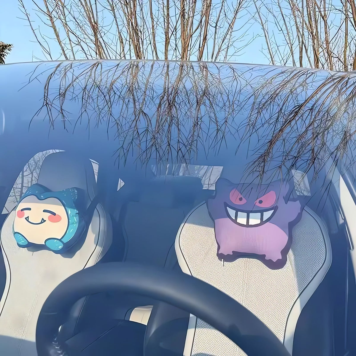 Gengar or Snorlax car neck pillow – photo 5
