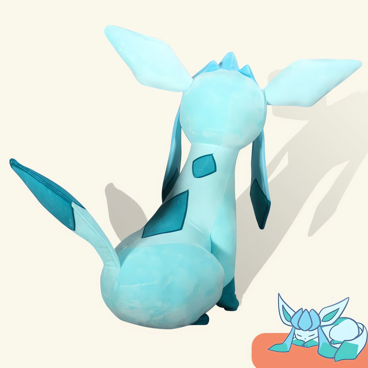 Glaceon plush toy in anime style, 30cm – photo 5