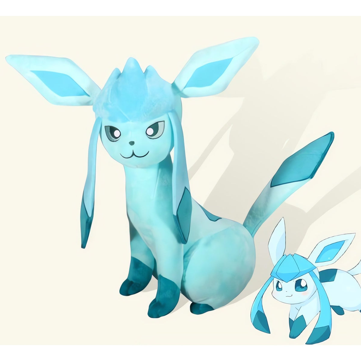Glaceon plush toy in anime style, 30cm – photo 6