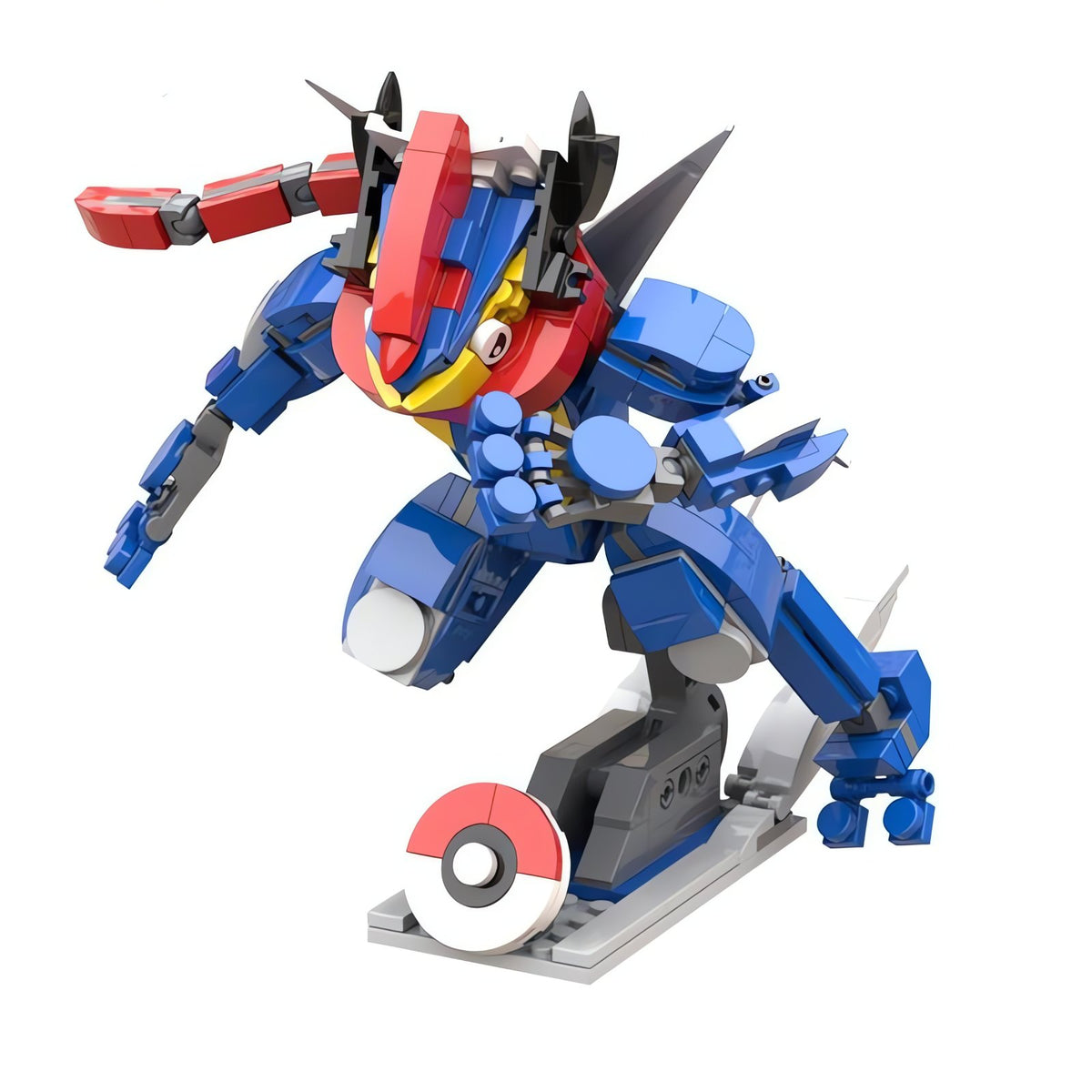 Greninja building block figure, 389 pieces