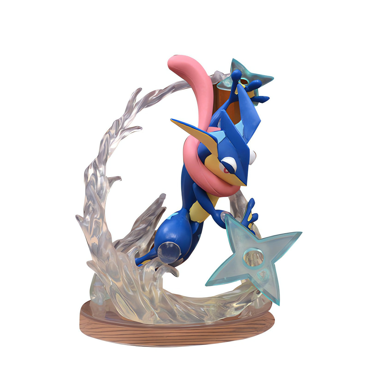 Greninja collectable figure with ornaments and base – photo 2
