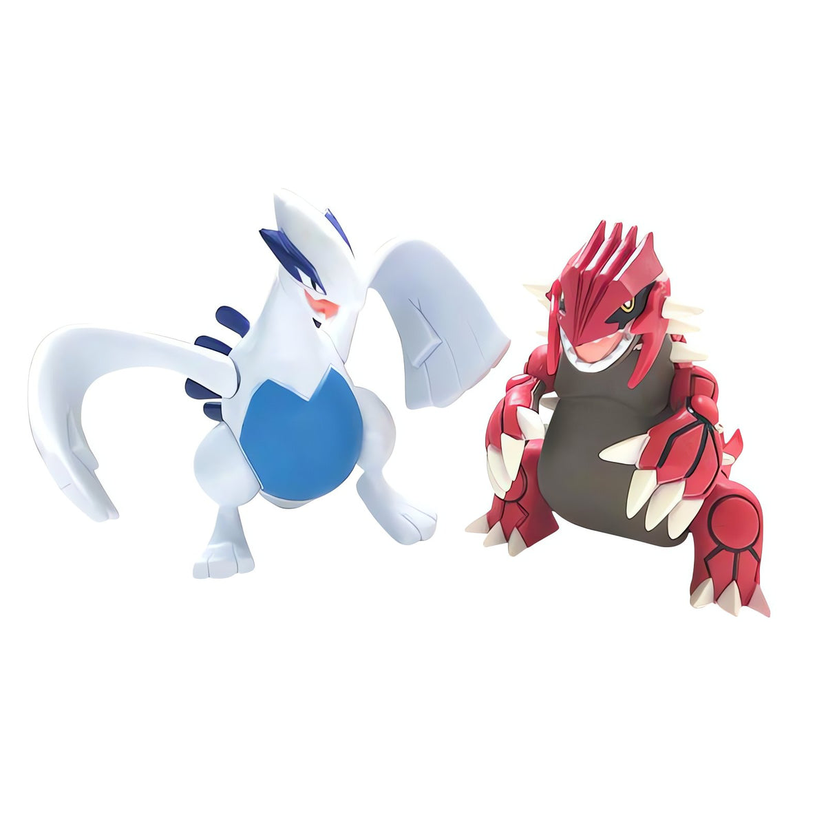 Groudon and Lugia Pokémon figures, 8cm