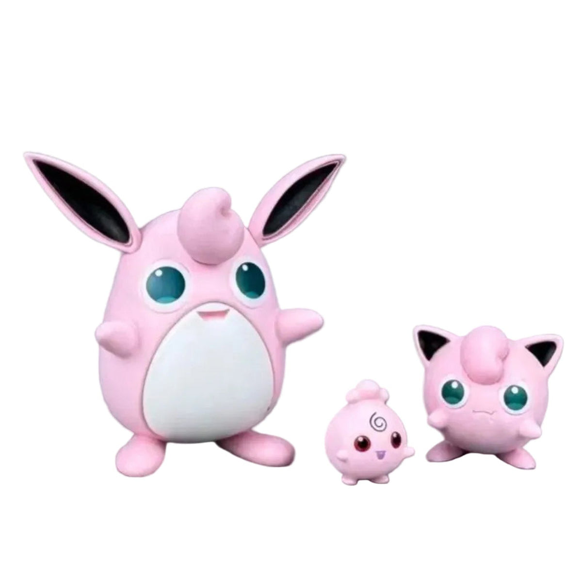 Jigglypuff evolution figure set, three figures