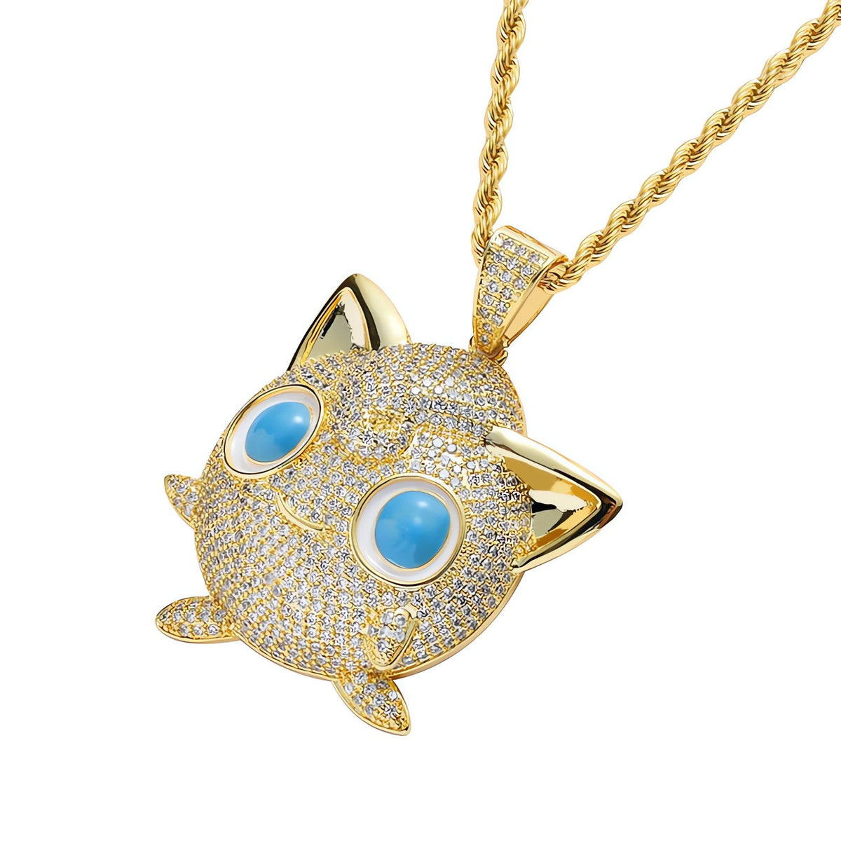 Jigglypuff pendant necklace, hip hop style – photo 4