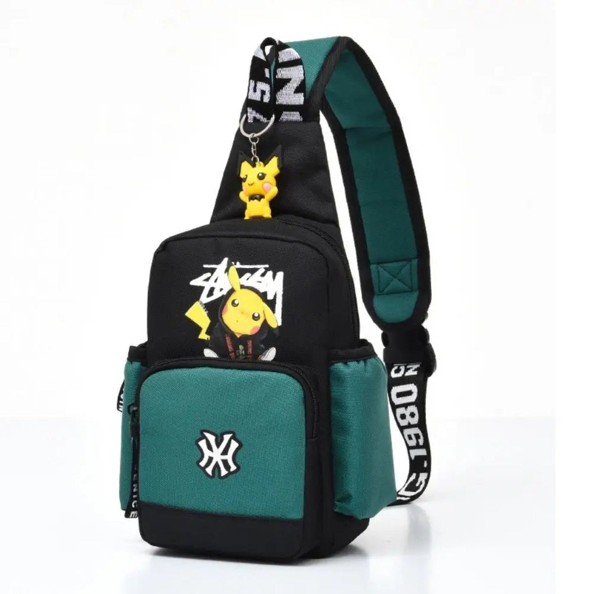 Kids' Pikachu sling bag – Green A06