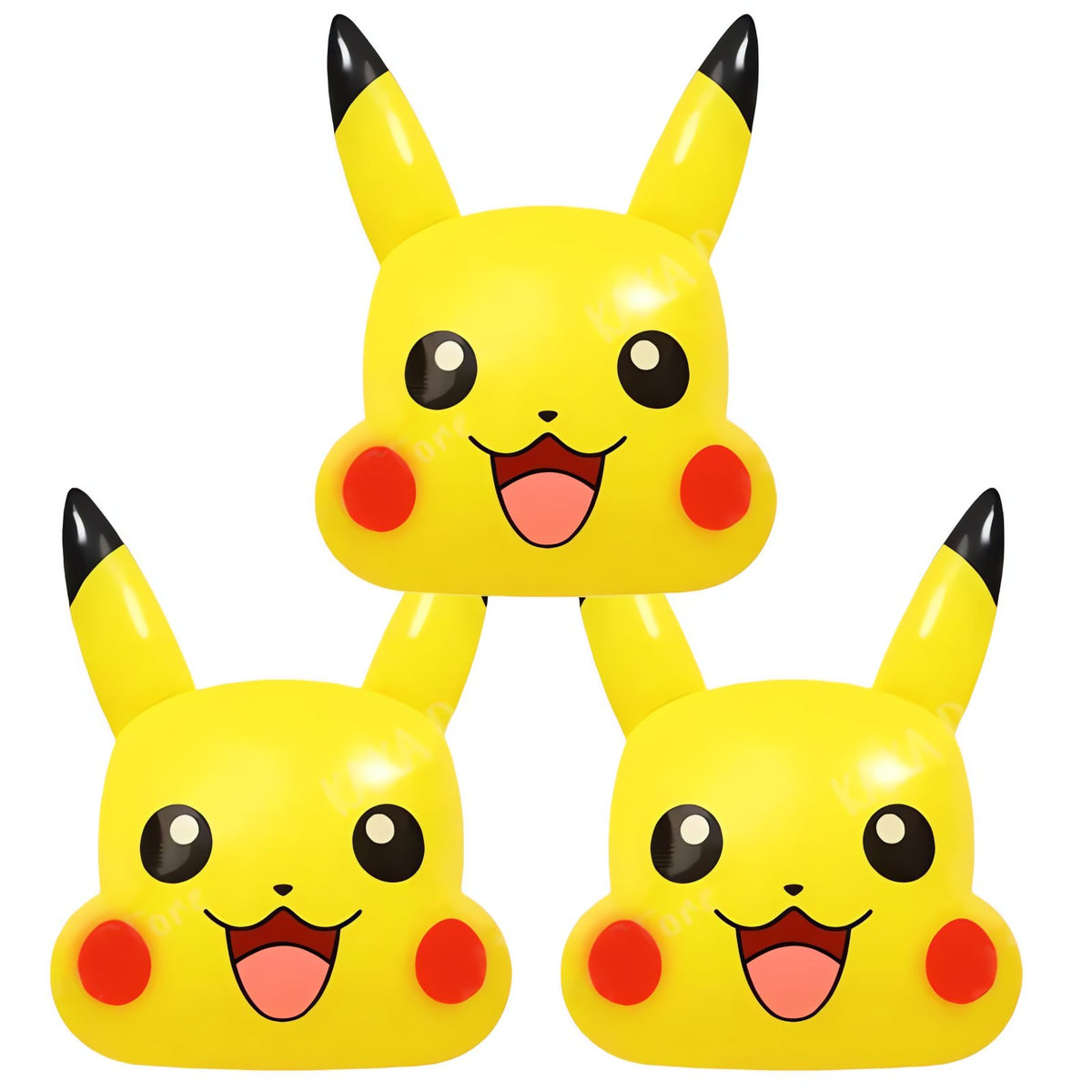 Laughing Pikachu party balloon – 3 balloons