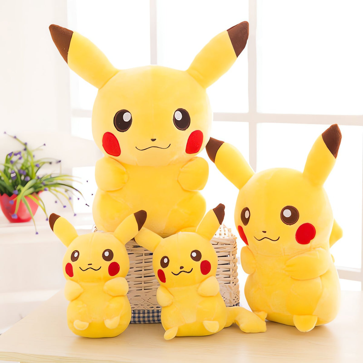 Laughing Pikachu plush toy
