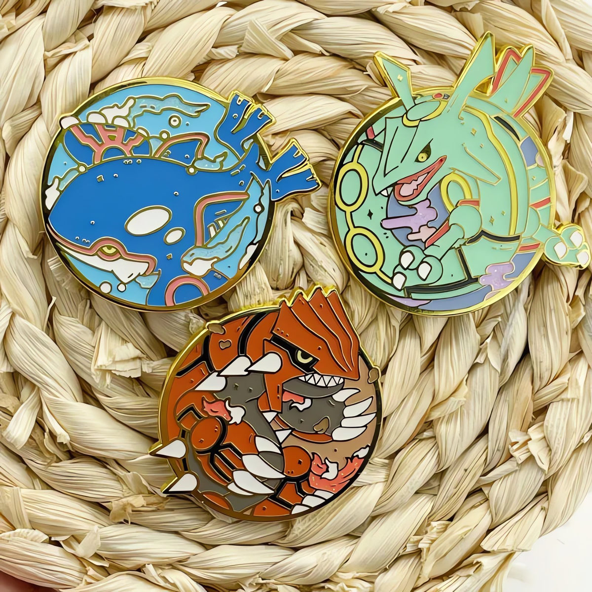 Groudon and Kyogre pin badges – photo 2