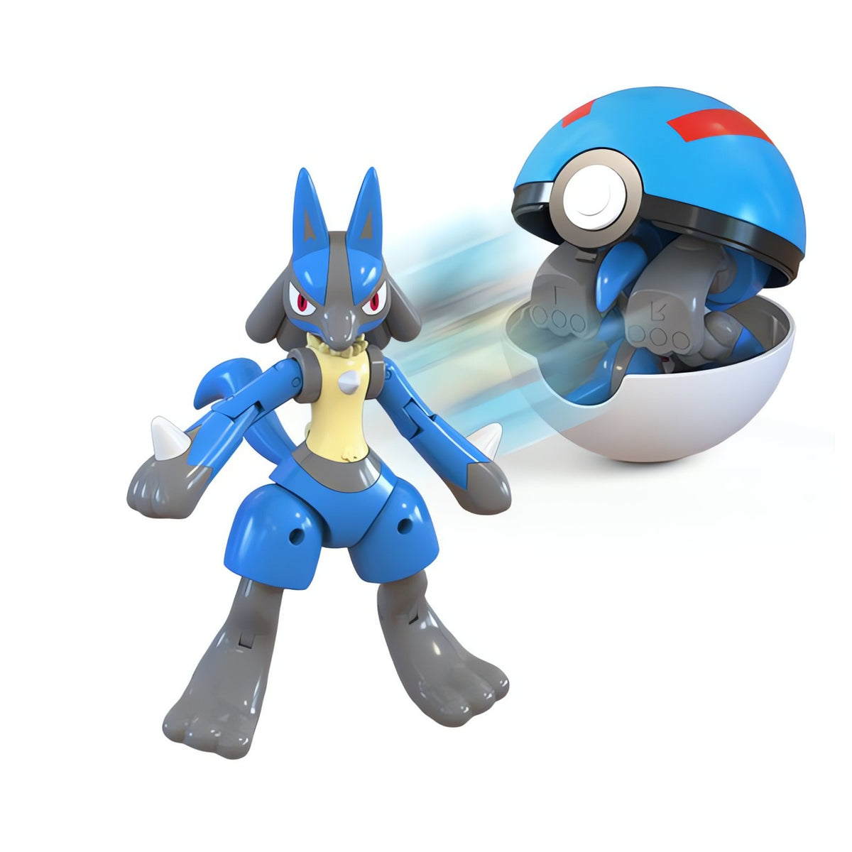 Lucario transforming Poké Ball toy – Lucario