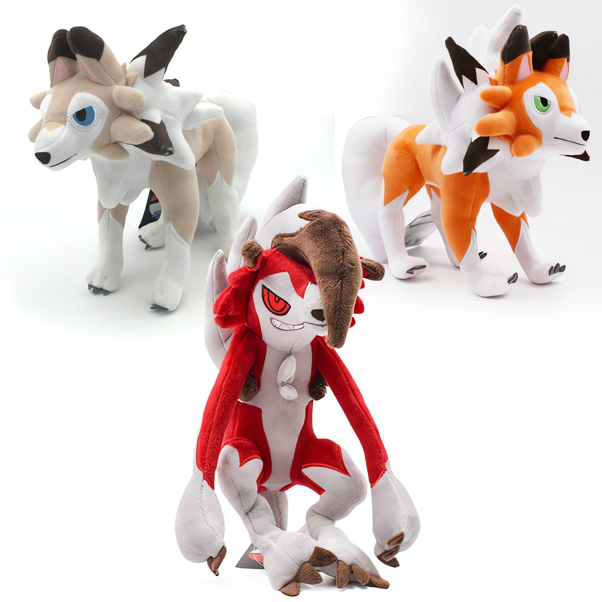 Lycanroc plush toys, 25cm – photo 2