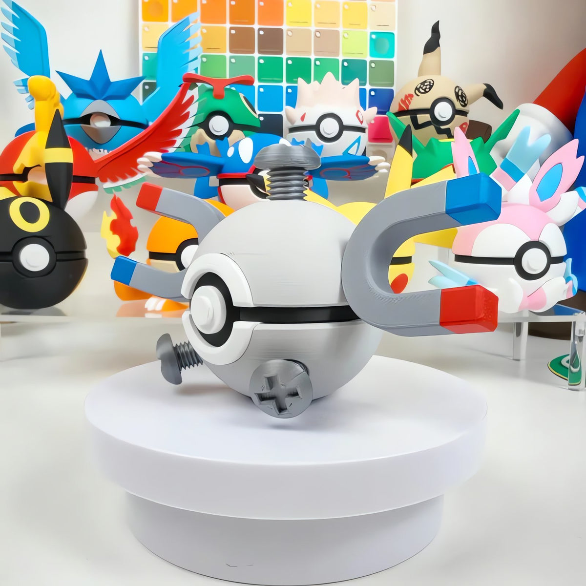 Magnemite and Magneton Poké Ball figures – photo 2
