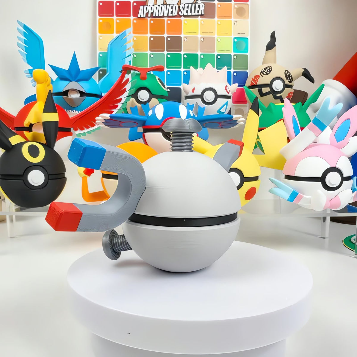 Magnemite and Magneton Poké Ball figures – photo 3