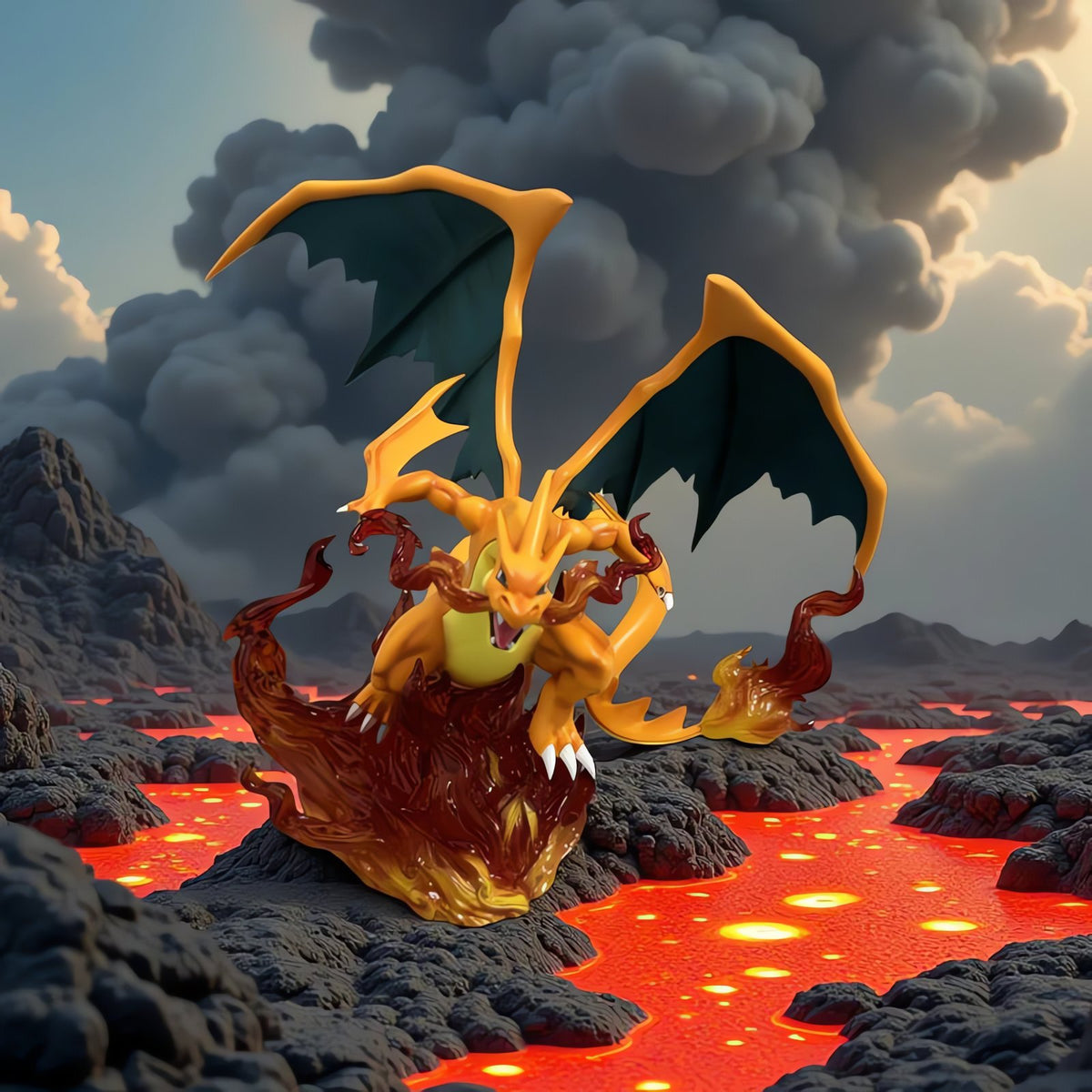 Mega Charizard Y collectable figure, 20cm – photo 4