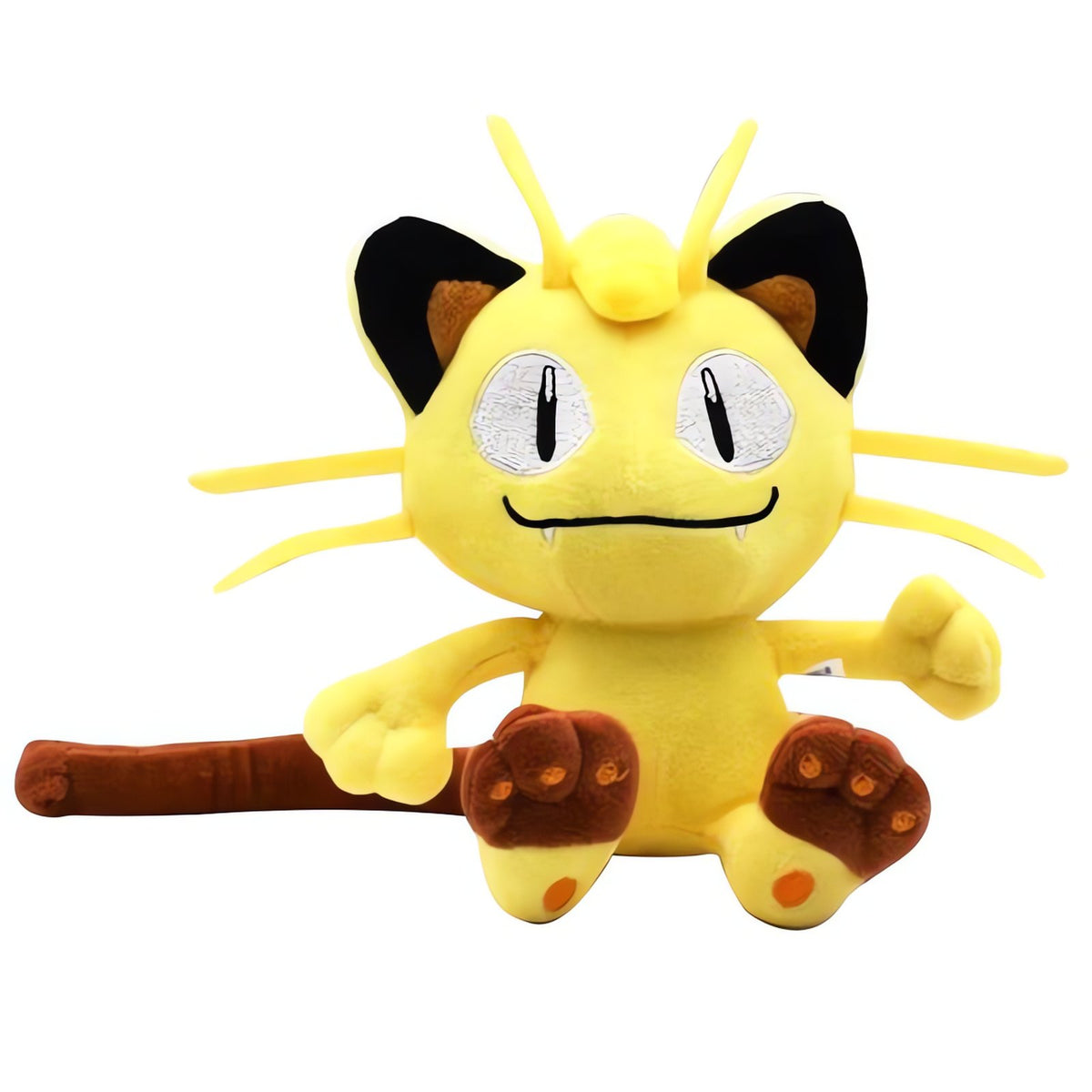 Yellow Meowth plush toy, 18cm