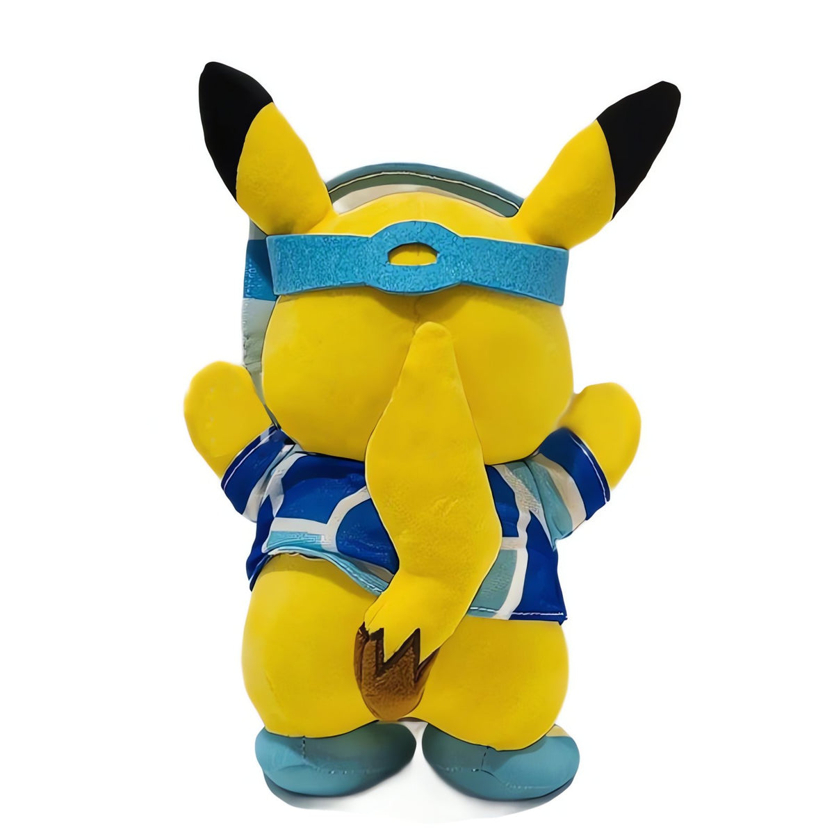 Meowth plush toy in Pikachu diver cosplay – photo 3