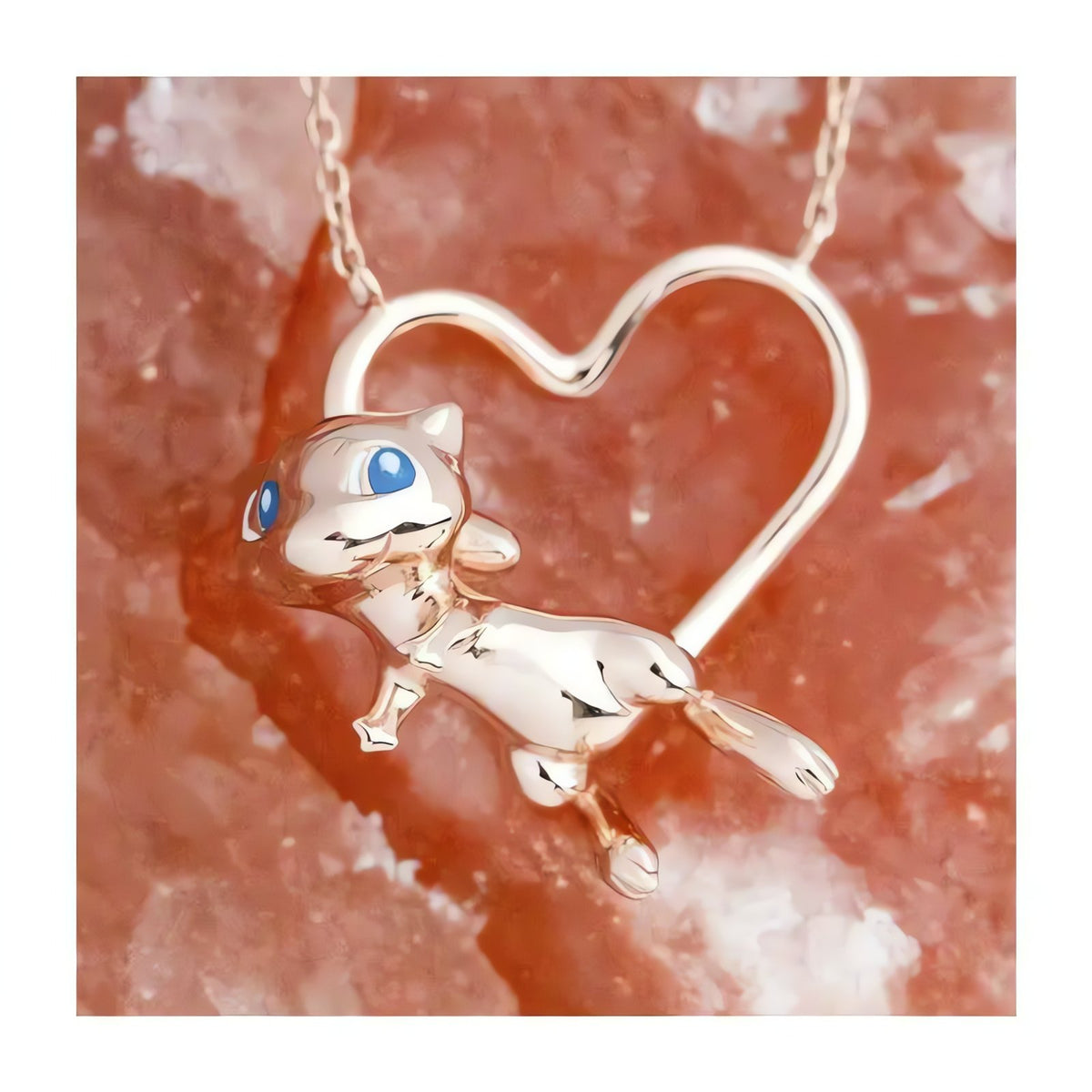 Mew necklace in gold or rose gold – photo 3