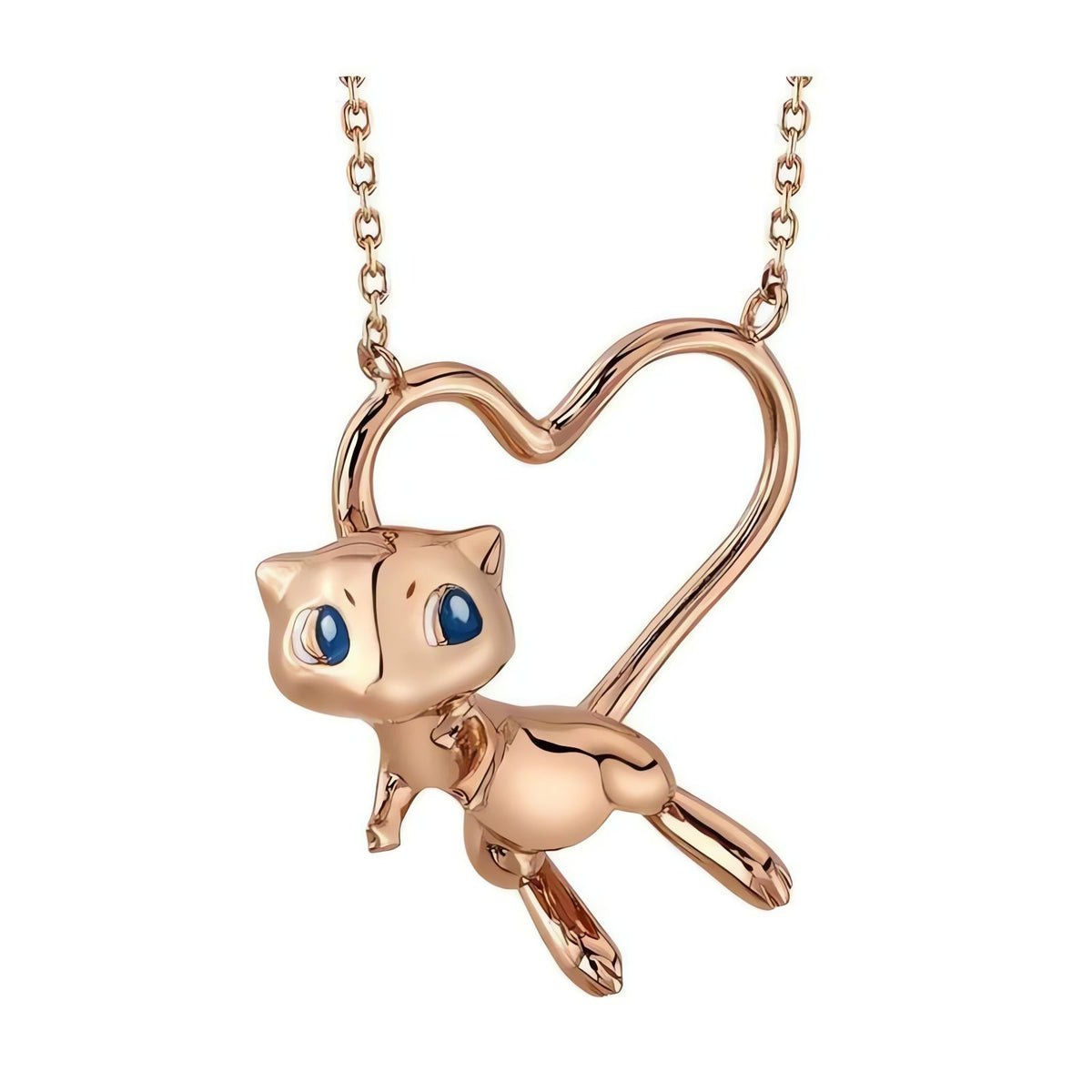 Mew necklace in gold or rose gold