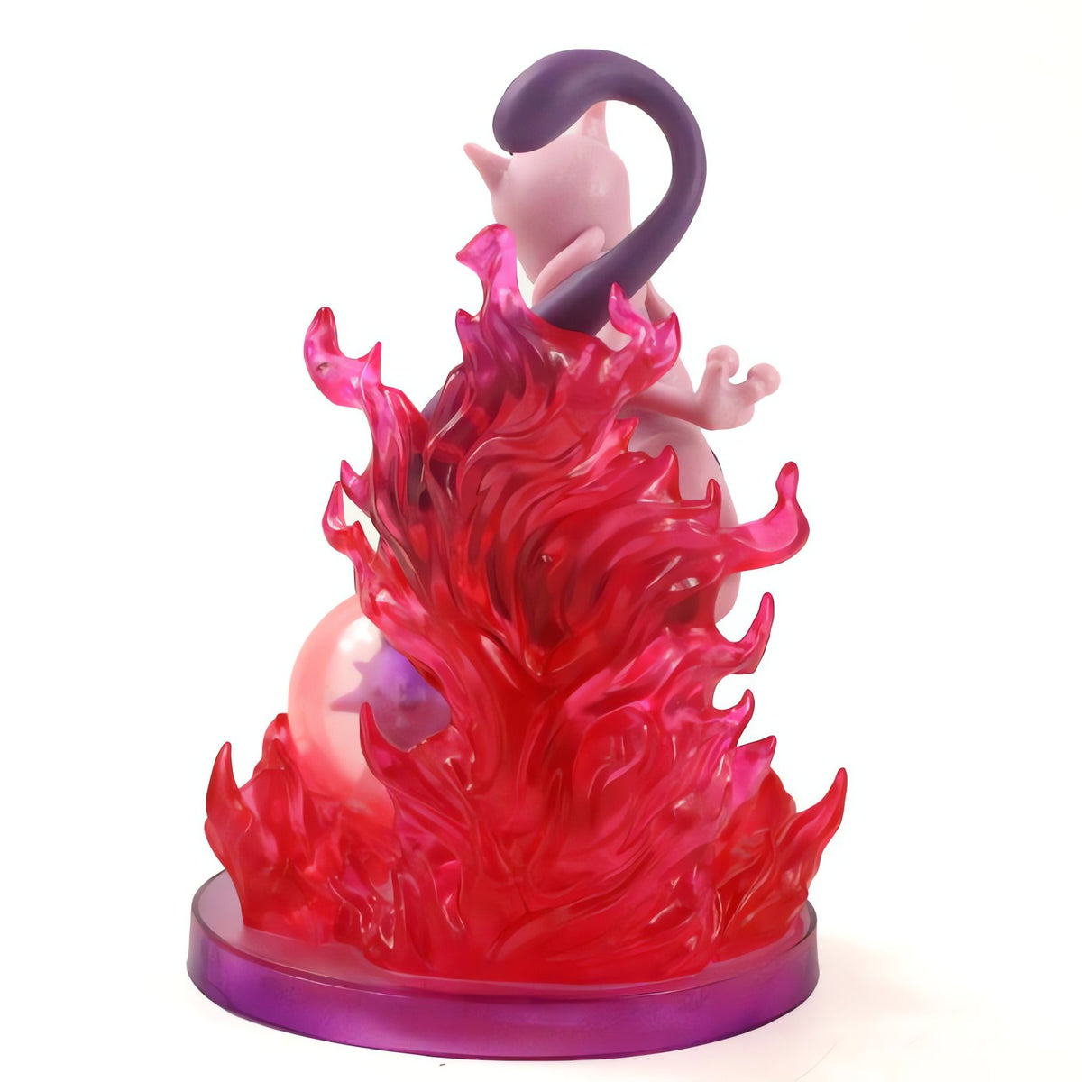 Mewtwo figure with energy aura effect – photo 3