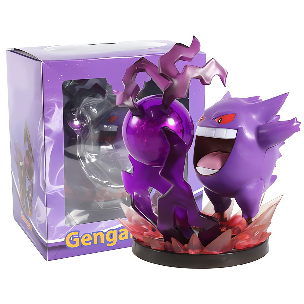 Mewtwo, Gengar and Charizard collectable figures – Gengar with Box