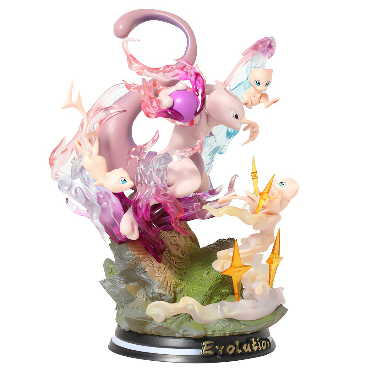 Mewtwo and Mew evolution statue, 23-24cm – photo 3